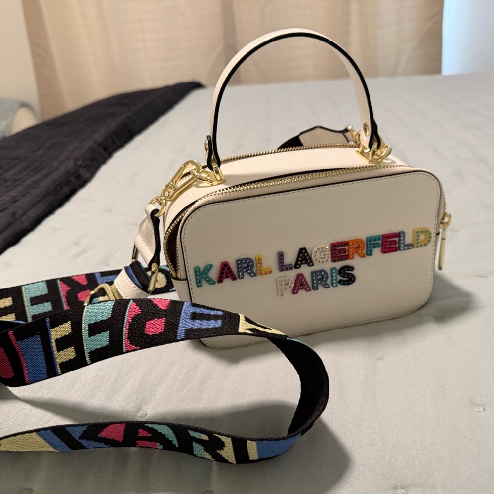 Karl Lagerfeld Multicolor Logo Crossbody Bag